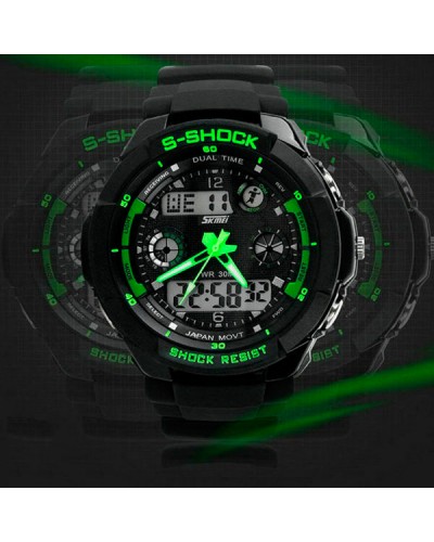 Купити Skmei S-Shock Green 0931