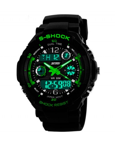 Купити Skmei S-Shock Green 0931
