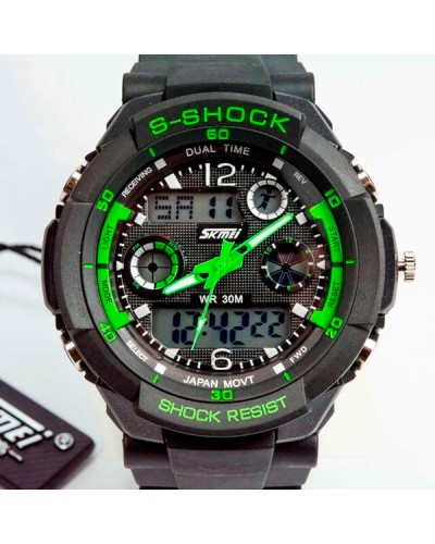 Купити Skmei S-Shock Green 0931