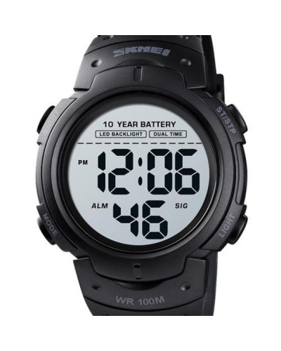Купити Skmei Neon 10 Bar Black
