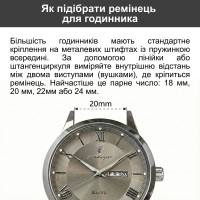 Ремінець тканевий зелений розмір 24