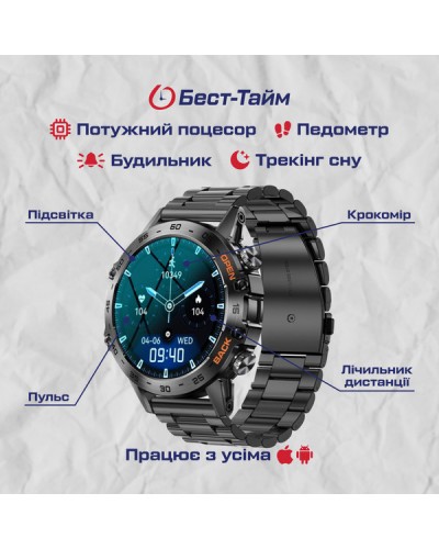 Купити Smart Delta K52 Black, 2 ремінці