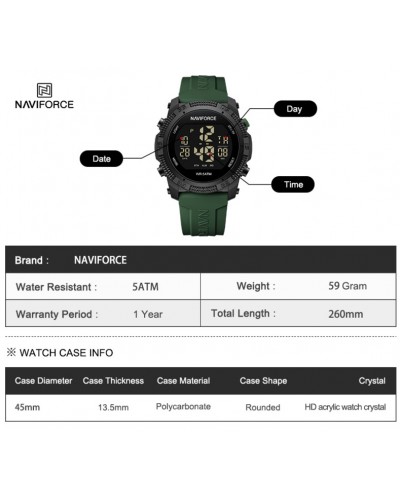Купити Naviforce Europe Black