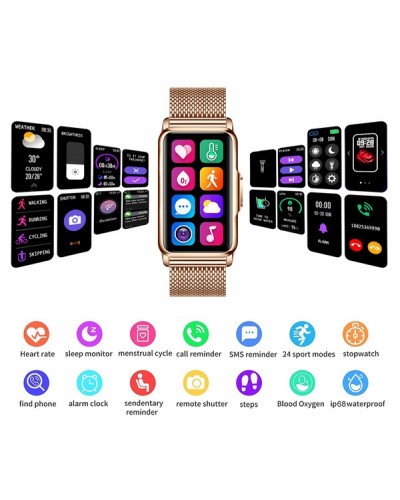 Купити Smart Mioband Nano+ Gold, 2 ремінці