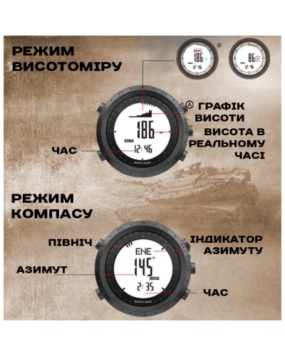 Купити North Edge Desert 5BAR з компасом