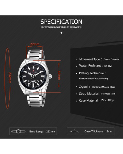 Купити Naviforce Rocket BlackDial