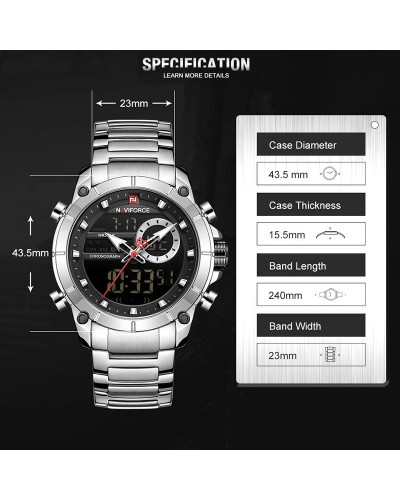 Купить Naviforce Jazz Silver