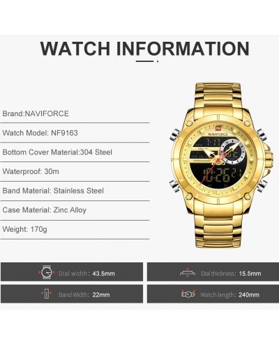 Купить Naviforce Jazz Gold