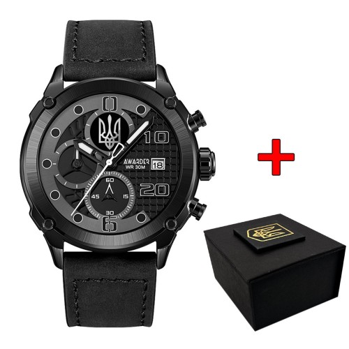 Купить Awarder 016 Тризуб срібло All Black Купить Awarder 016 Тризуб срібло All Black