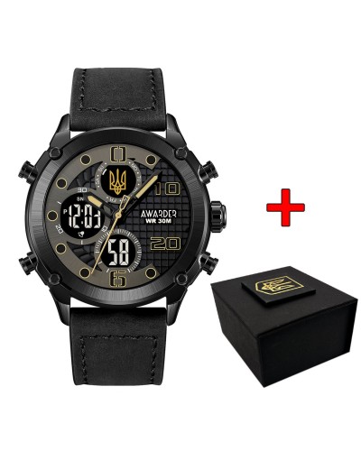 Купити Awarder 017 Тризуб золото All Black