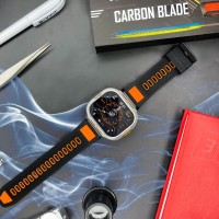Розумний годинник Modfit Carbon Blade Orange (1077-0325) з вологозахистом IP68 та функцією дзвінків