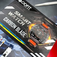 Розумний годинник Modfit Carbon Blade Orange (1077-0325) з вологозахистом IP68 та функцією дзвінків
