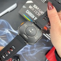 Чоловічий розумний годинник Modfit Carbon Blade Black з функцією дзвінків та захистом IP68