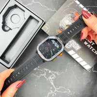Розумний годинник Modfit Carbon Quad Black (1077-0326) з функцією дзвінків та захистом IP68