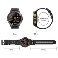 Розумний годинник Modfit Pathfinder GPS Compass Black з AMOLED дисплеєм та компасом (1077-0345)