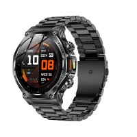 Розумний годинник Modfit Titan-X Black Steel (1077-0342) з автономністю до 10 днів та захистом IP67