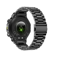 Розумний годинник Modfit Titan-X Black Steel (1077-0342) з автономністю до 10 днів та захистом IP67