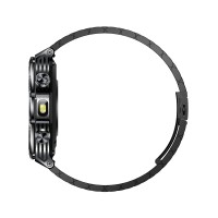 Розумний годинник Modfit Titan-X Black Steel (1077-0342) з автономністю до 10 днів та захистом IP67