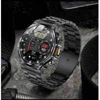 Розумний годинник Modfit Titan-X Black Steel (1077-0342) з автономністю до 10 днів та захистом IP67