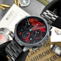Розумний годинник Modfit Tactic Blaze Black Steel з металевим браслетом та акумулятором 700 mAh