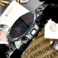 Розумний годинник Modfit Tactic Blaze Black Steel з металевим браслетом та акумулятором 700 mAh