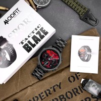 Розумний годинник Modfit Tactic Blaze Black Steel з металевим браслетом та акумулятором 700 mAh