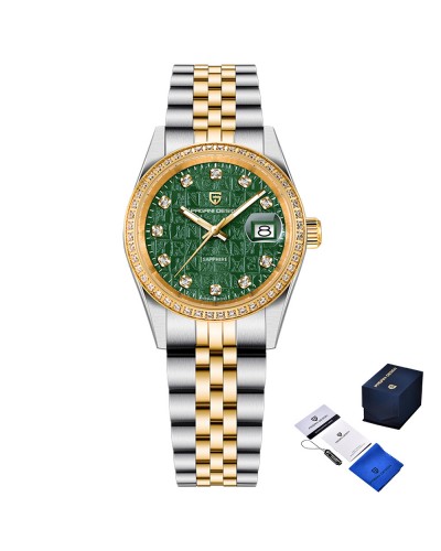 Купити Pagani Design PD-1794L Silver-Gold-Green Купити Pagani Design PD-1794L Silver-Gold-Green