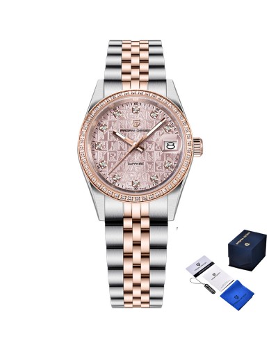 Купить Pagani Design PD-1794L Silver-Rose Gold-Pink