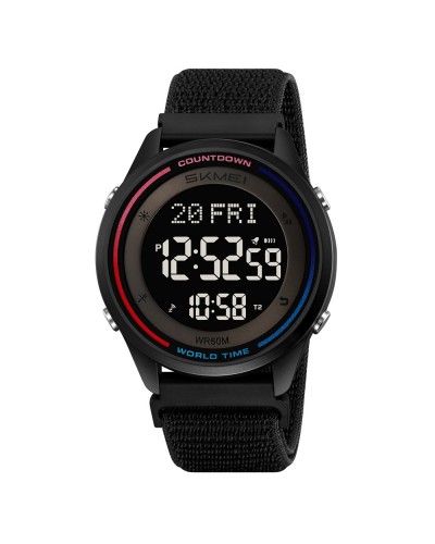 Купити Skmei 2412NBK Black Nylon Купити Skmei 2412NBK Black Nylon