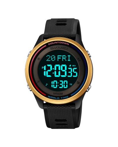 Купити Skmei 2348BKGD Black-Gold
