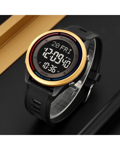 Купити Skmei 2348BKGD Black-Gold