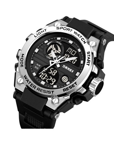 Купити Skmei 2360BKSI Black-Silver