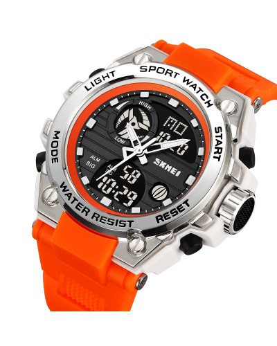 Купити Skmei 2360WTOG White-Orange