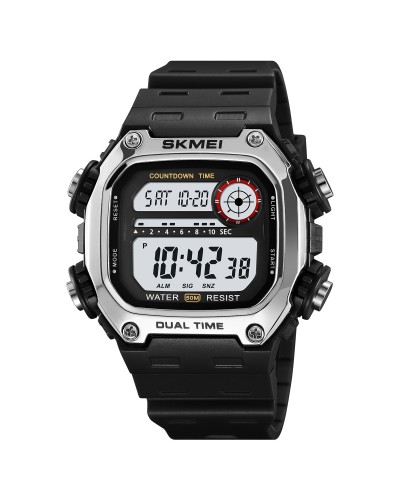 Купити Skmei 2126SIBK Silver-Black