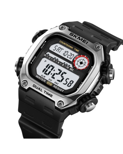 Купити Skmei 2126SIBK Silver-Black