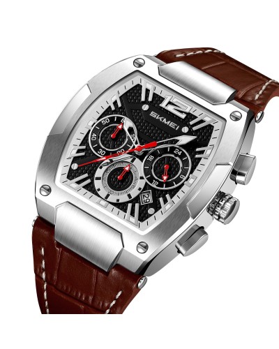 Купити Skmei 9357SIBN Silver-Brown