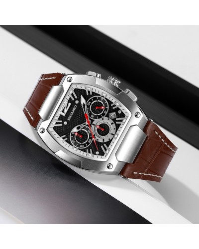 Купити Skmei 9357SIBN Silver-Brown