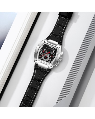 Купити Skmei 9357SIBK Silver-Black