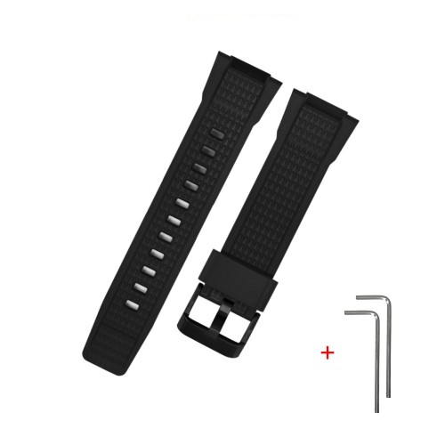 Купити Ремінець Modfit для Casio G-Shock MTG-B3000 Black BKBK, чорний поліуретановий браслет