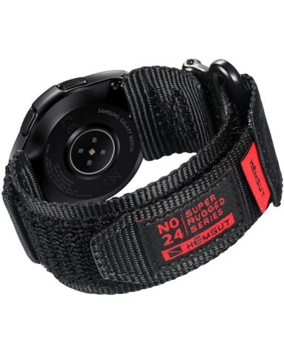 Купить Ремінець для годинника Hemsut HGA121 Super Strong Nylon Black 20 mm
