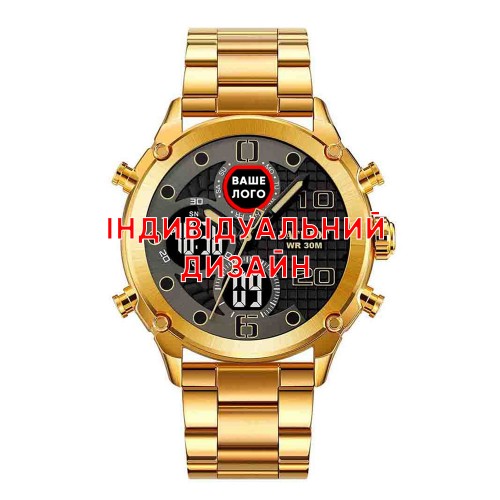 Купить Awarder 017 Gold-Black Steel Індивідуальний дизайн Купить Awarder 017 Gold-Black Steel Індивідуальний дизайн