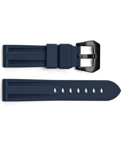 Купити Ремінець для годинника 3001 Silicone Blue-Black 24 мм. Купити Ремінець для годинника 3001 Silicone Blue-Black 24 мм.