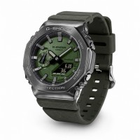 Чоловічий годинник Casio G-SHOCK GM-2100B-3A — ударостійкий сталевий корпус та водозахист 200 метрів