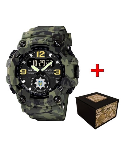 Купити Awarder 004 Поліція Camo Green Купити Awarder 004 Поліція Camo Green