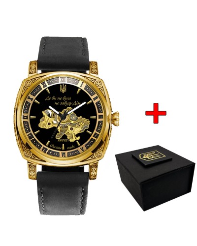 Купити Awarder 021-3D Де би не була Gold-Black-Black Leather Купити Awarder 021-3D Де би не була Gold-Black-Black Leather