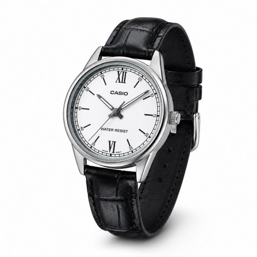Купити Жіночий годинник Casio LTP-V005L-7B2 Classic з мінеральним склом та шкіряним ремінцем