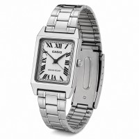 Жіночий годинник Casio LTP-V007D-7B — Класична модель у сріблястому корпусі з мінеральним склом