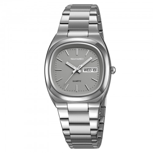 Купити Чоловічий годинник Skmei 2420SIGY Silver-Grey з металевим браслетом та відображенням дати