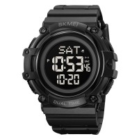 Чоловічий спортивний годинник Skmei 2230BKBK All Black з підсвіткою та водозахистом 5 ATM