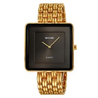 Наручний годинник Skmei 2371GDBK Gold-Black класичний унісекс з металевим браслетом